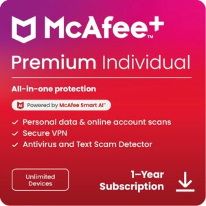 McAfee+ Premium Individual Unlimited Devices 2025